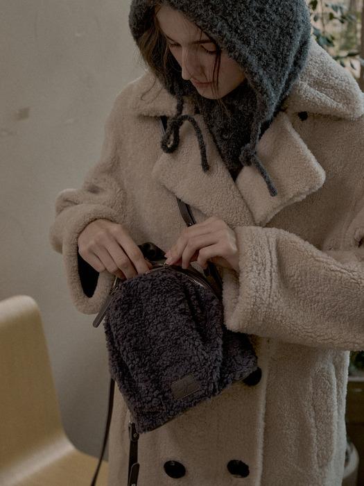 Sai Multi way Bag Eco Fur ver. _Grey