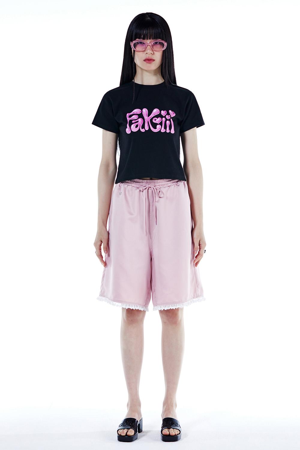 (2nd reorder) Classic Glossy Satin Sporty Pant_PINK