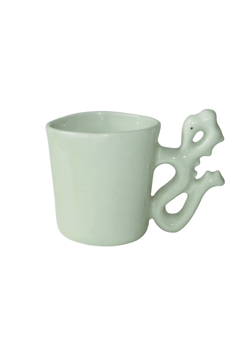 Baby dragon mug (gold) - Jade