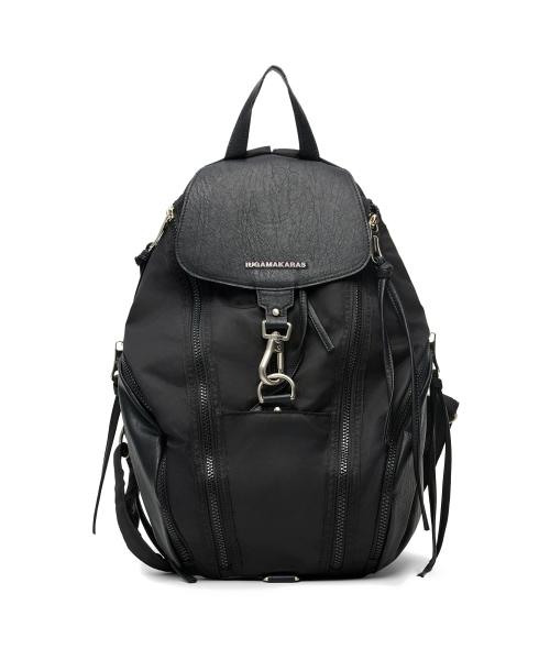 Carabiner Nylon Backpack (Black)