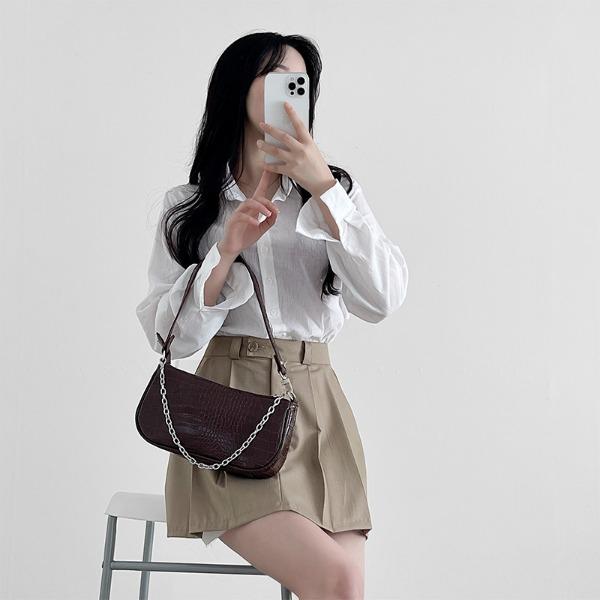 크래커 체인 숄더백 - 2color