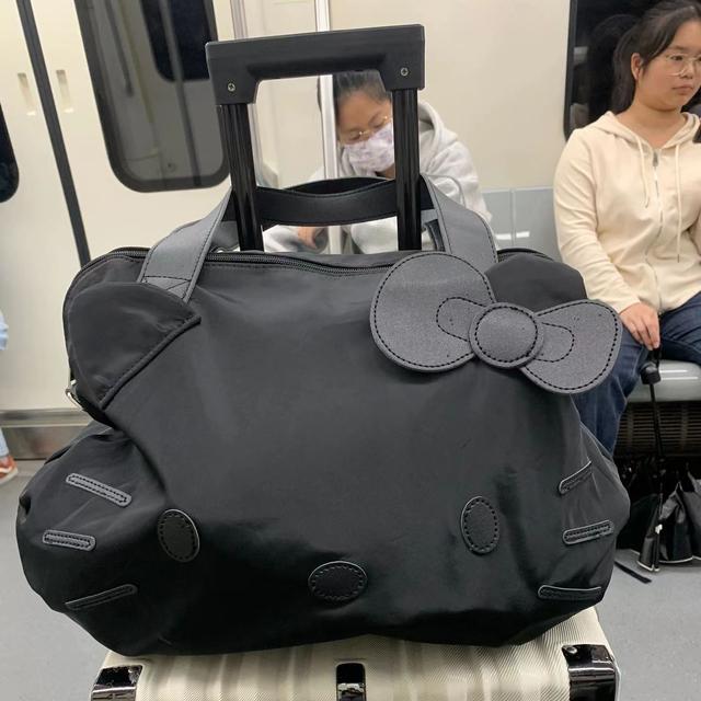 하 아카이브 2-WAY WATERLOO BLACK NYLON DUFFLE BAG - 위시버킷