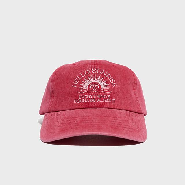 헬로우선라이즈 Washed HS Arch Logo 6Panel Cap (Oatmeal Beige