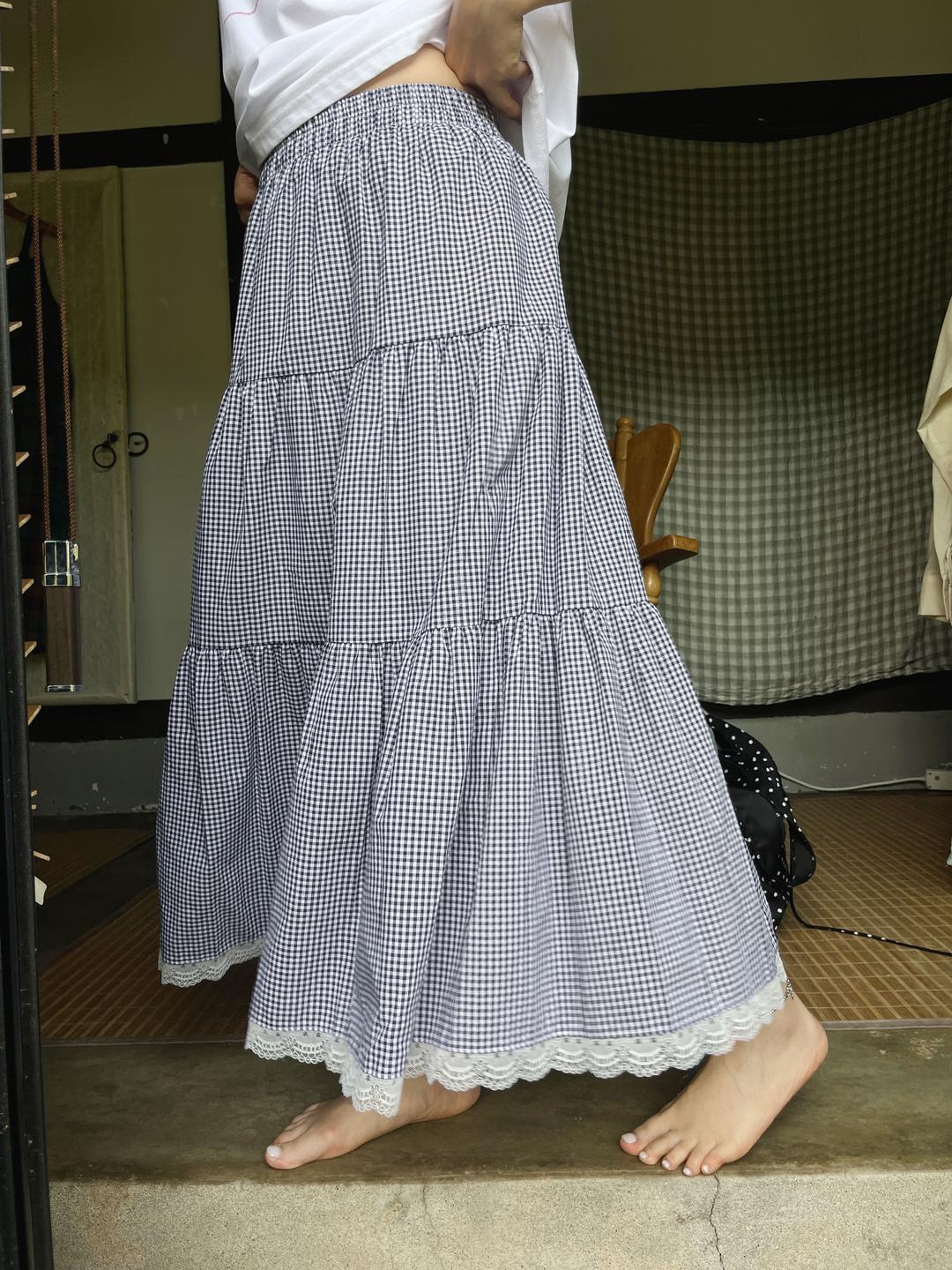 김아홉 메이플 네이비 # lace SK