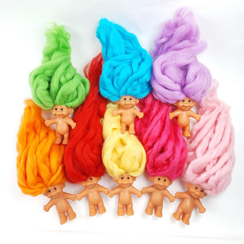 커스텀 트롤 10센티 피규어 /인형/ 빈티지 감성/ 인테리어 소품/행운의 트롤/커스텀