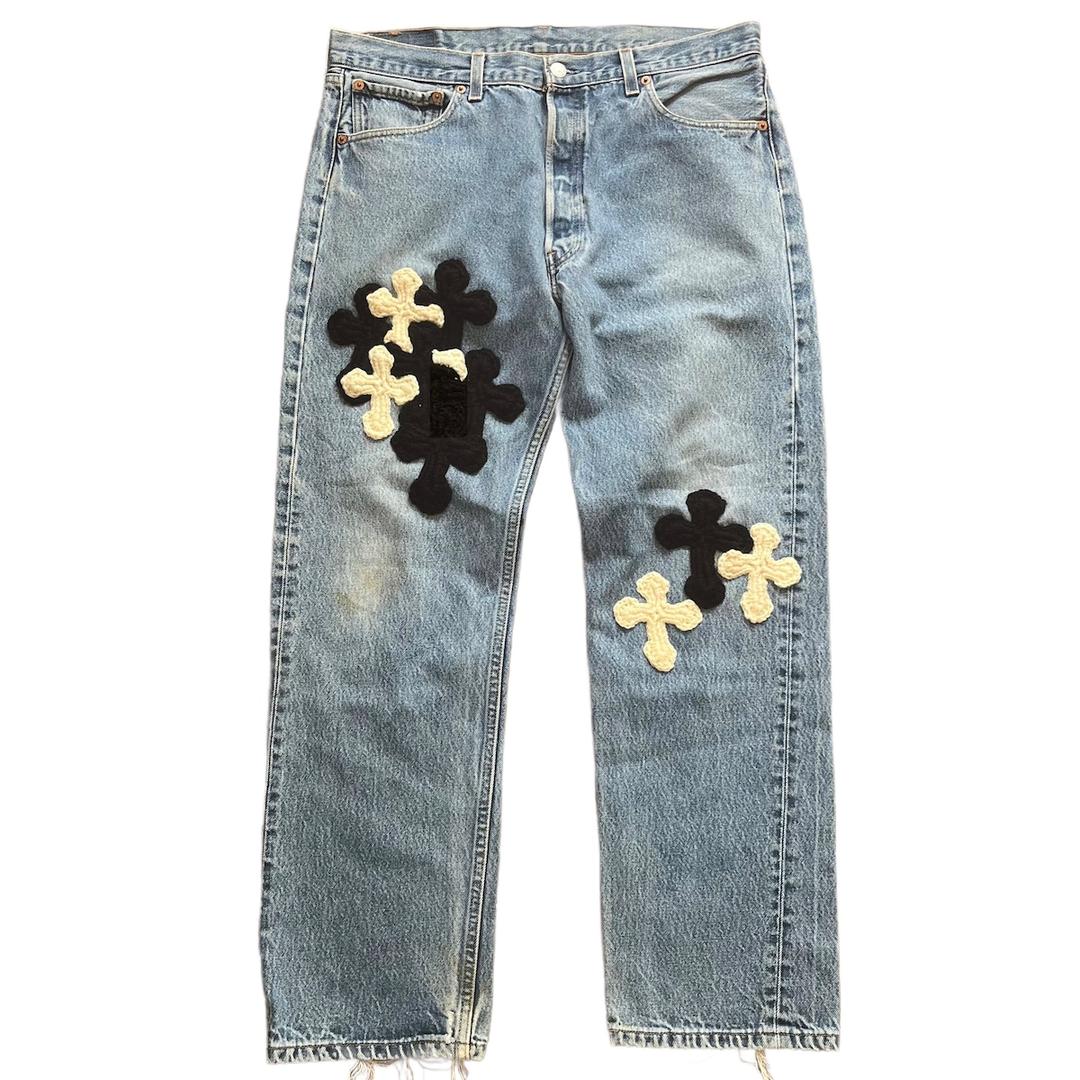 24AW Collection  "Y.A.R.N." x Levi's 501 with 3D Cross (unisex) | Y.A.R.N. powered by BASE