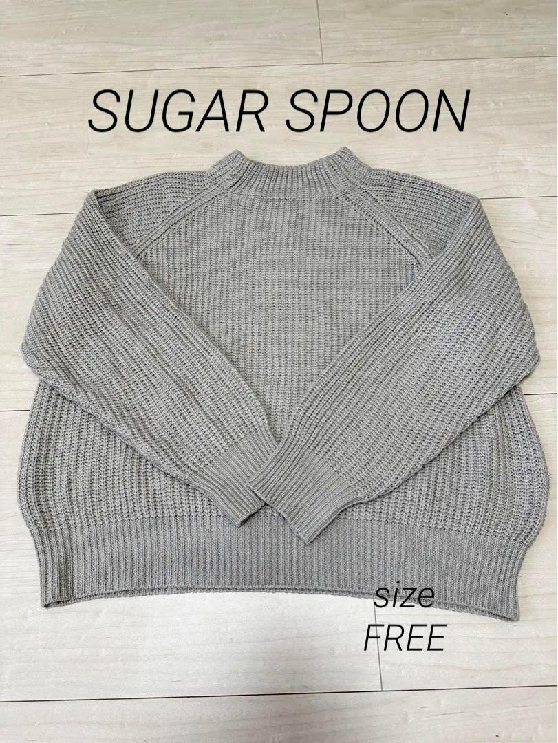 SUGAR SPOON 니트 스웨터 F사이즈 베이지 ::  :: 비드바이코리아 - 해외 경매대행의 선두주자!