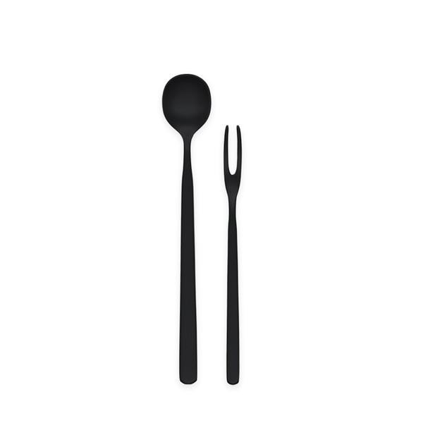 Cutlery Tea  Size Set Black Edition