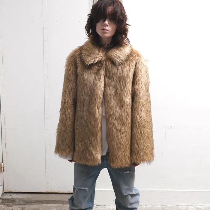 WILD FAUX FUR COAT