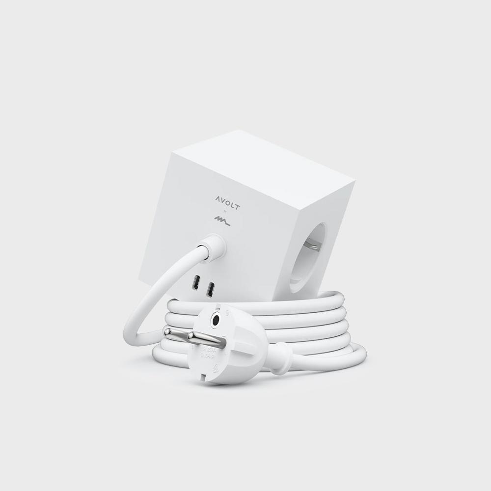 [AVOLT] Square 1 USB-C, 오팔 화이트 (24219)