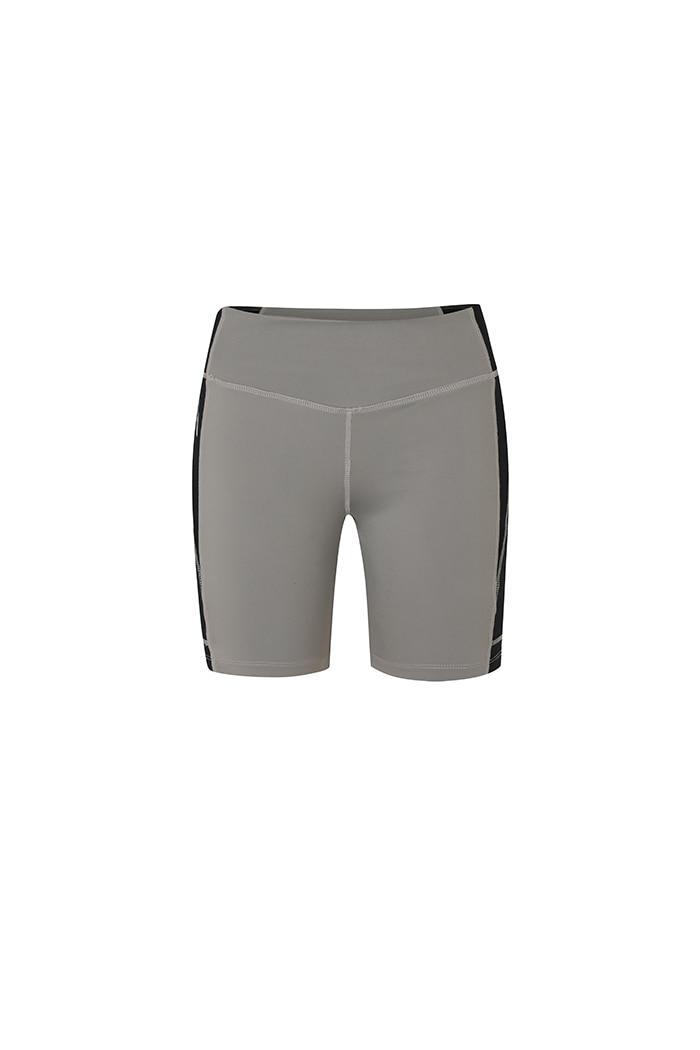 STITCH BIKE SHORTS GRAY