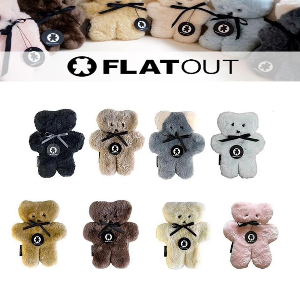 호주 양모 플랫아웃베어 애착인형 베이비 라지