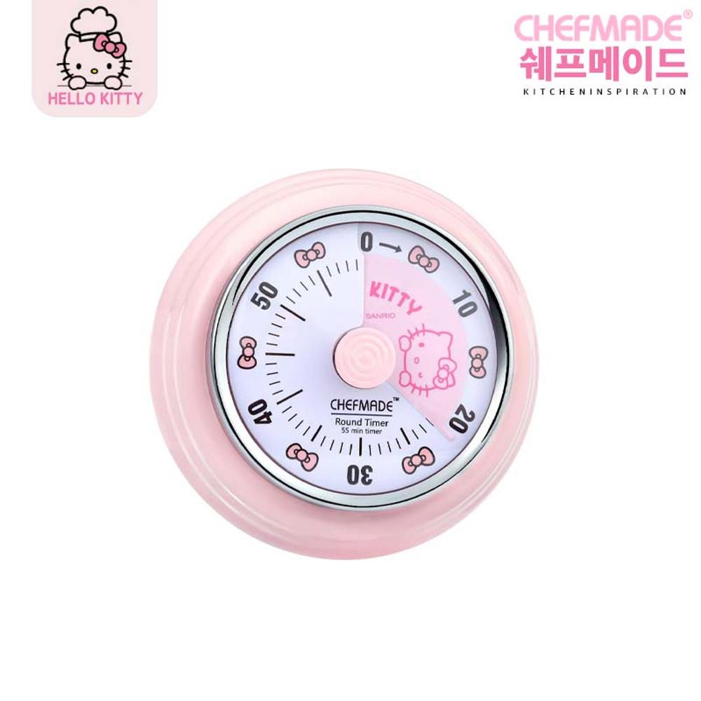 쉐프메이드 헬로키티 수동타이머 [아날로그] KT7001