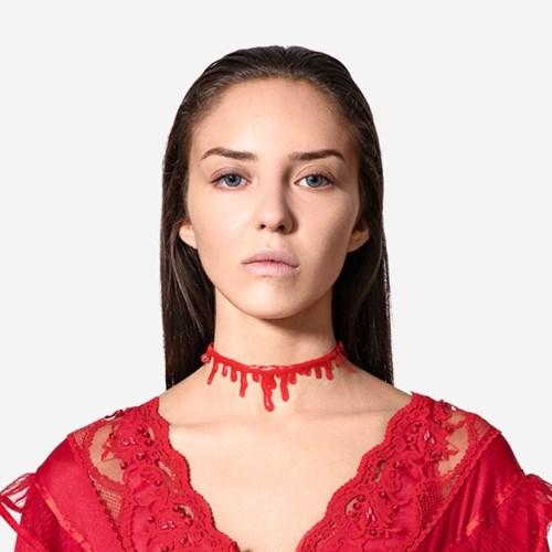 [플라잉타이거] 내 피 내놔 할로윈 목걸이