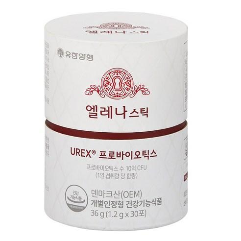 엘레나 스틱 UREX 프로바이오틱스 분말형 질건강 유산균 30p, 36g, 1개 - MCT오일/영양제 | 쿠팡