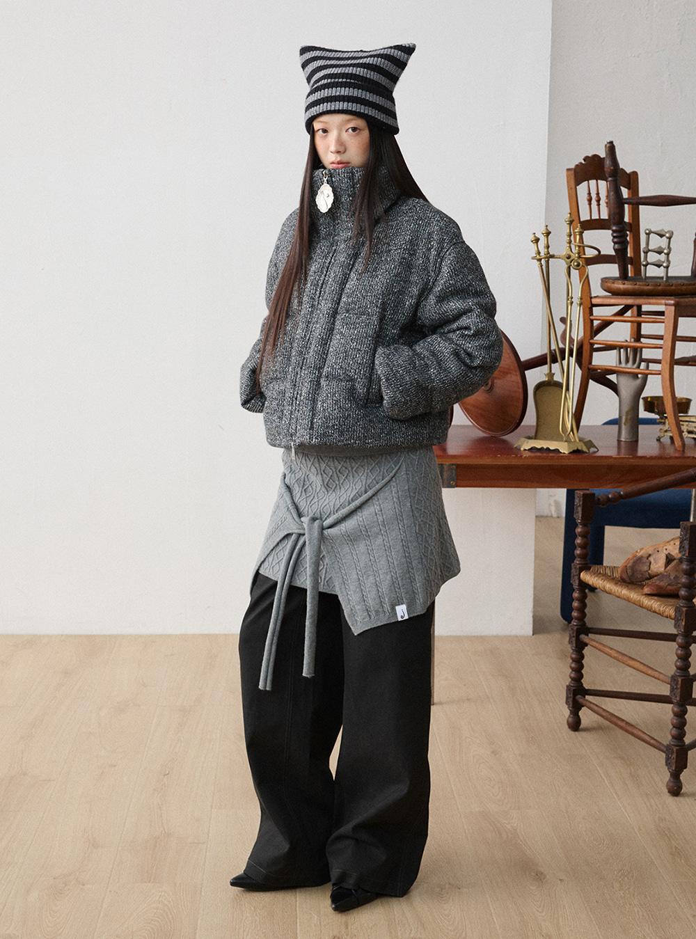 Duck Down 90% Wool Puffer Jacket (2color)