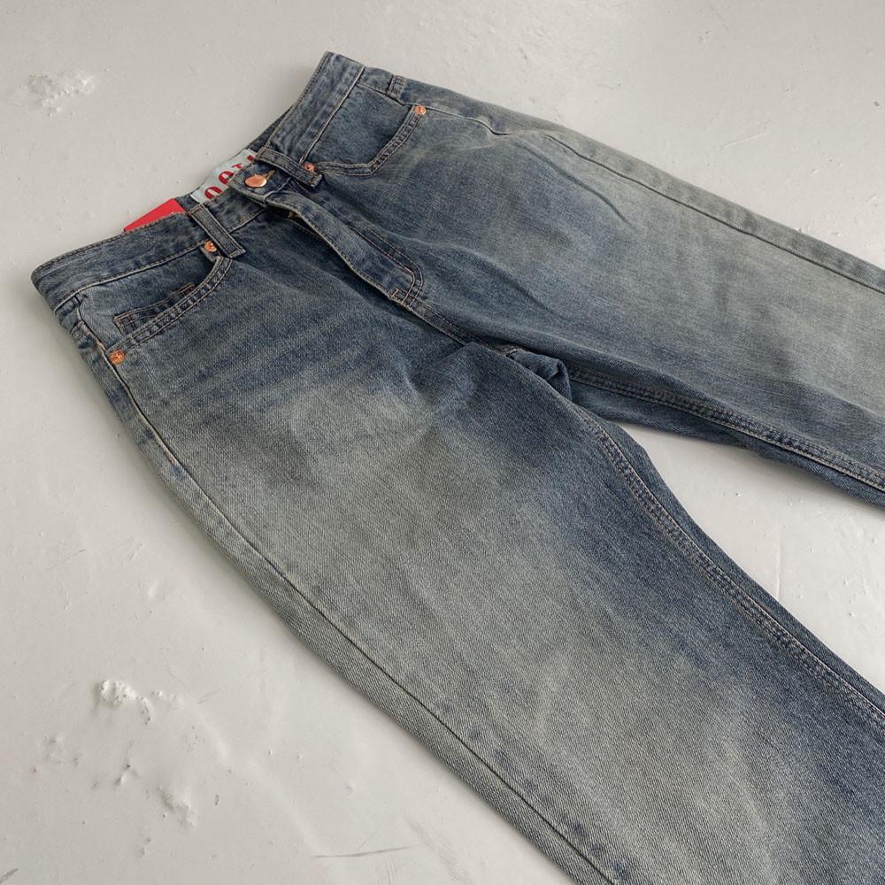 세미 부츠컷 워싱 데님팬츠 ootj