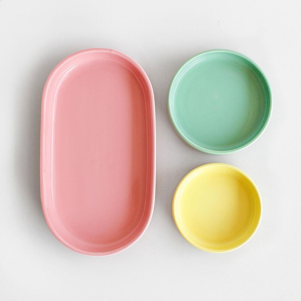 컬러 플레이트 ver.2 (9종-M,L,오벌)