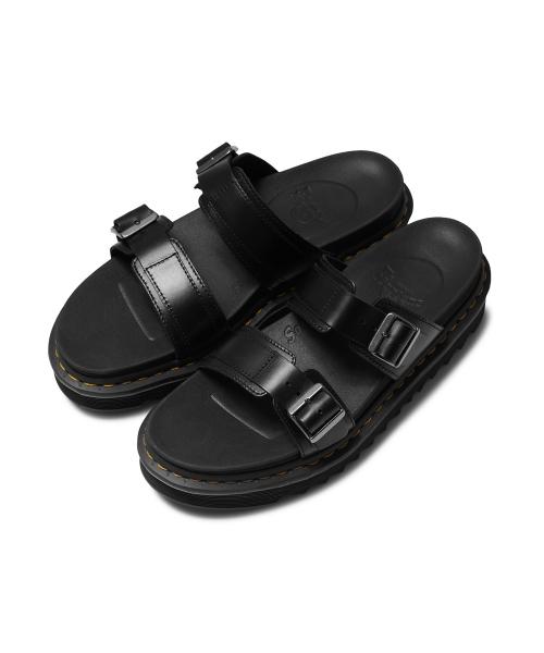 닥터마틴(DR.MARTENS)  마일즈 블랙 슬리퍼 23523001 - 사이즈 & 후기 | 무신사