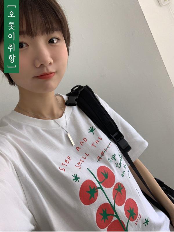 (자체제작)토마토 반팔티