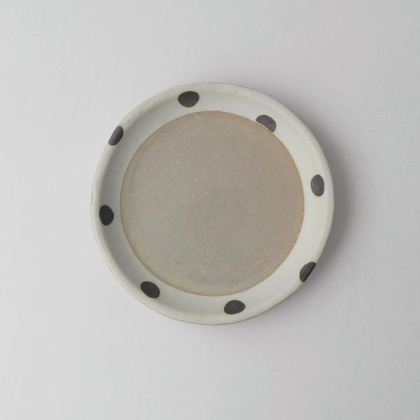 Polka Dots Beige Plate