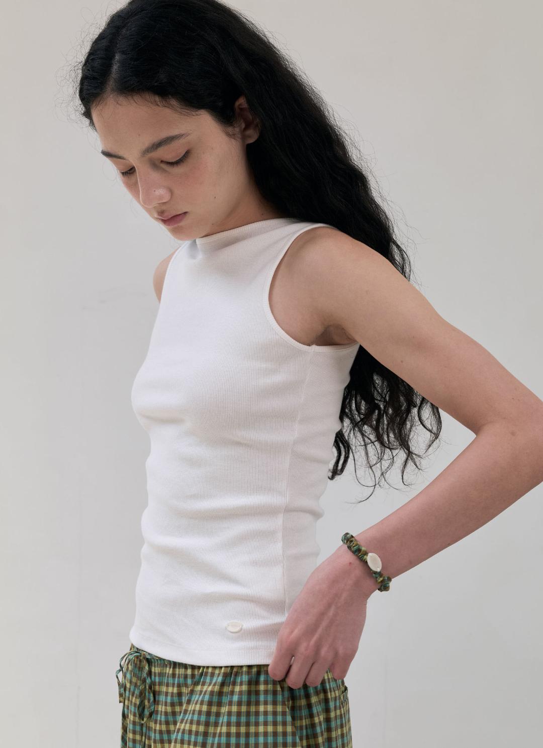 25SS KATE TANK TOP / WHITE