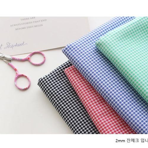 면60수코튼-바인드잔체크(4컬러)