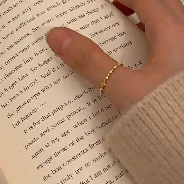 [silver 925] glitter line ring