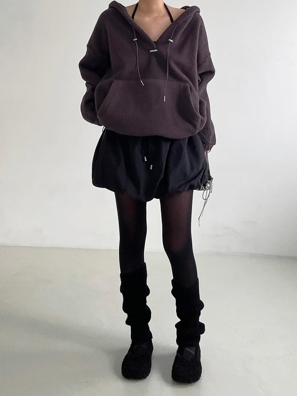 FLEECE HOODY (2COLOR)