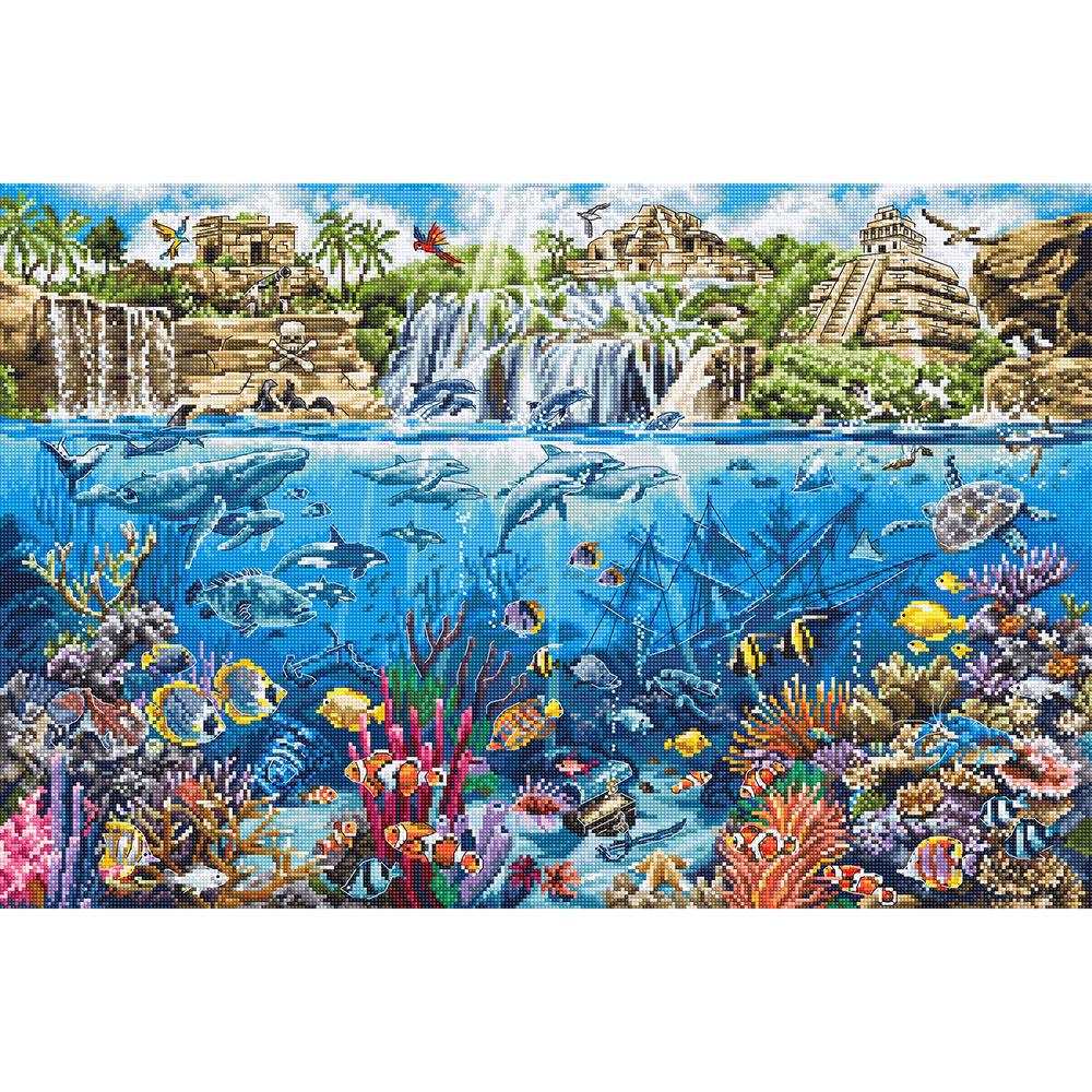 외국 십자수패키지 LETISTITCH/ Pirate Island-L8036