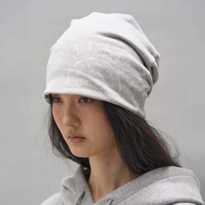ATELIER CONTRAST BEANIE_M.GREY