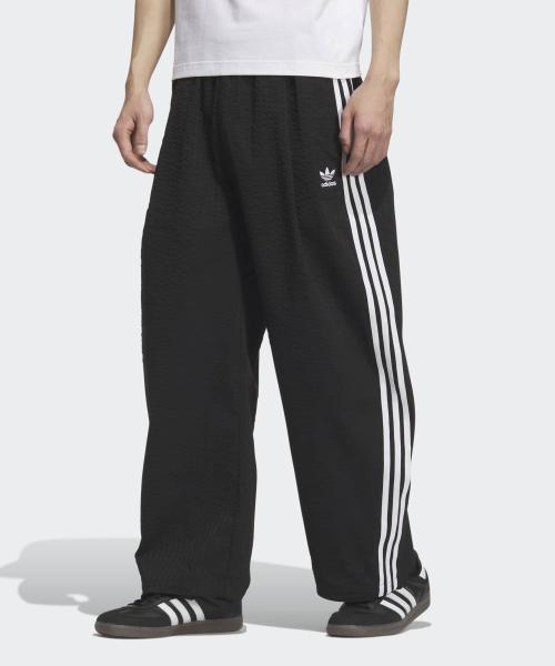 오버사이즈 트랙 팬츠 - 블랙 / KC2616