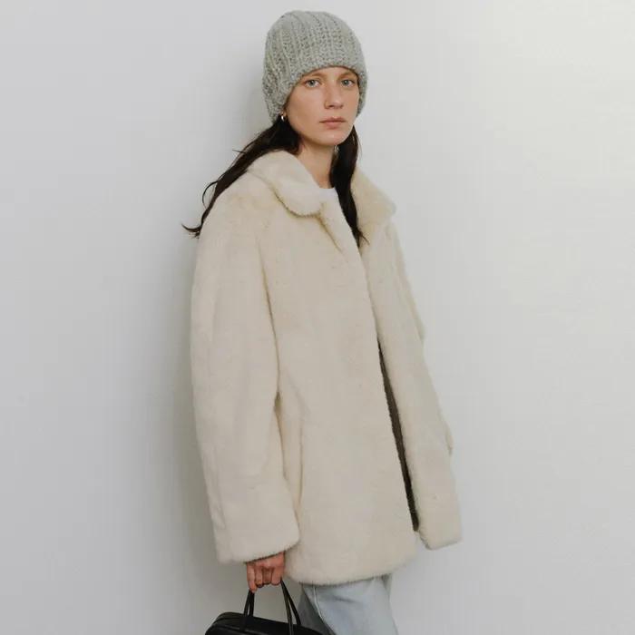 [예약발송] Chloe fur half jacket_2colors