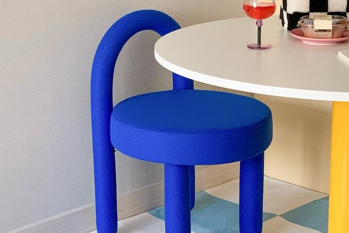 [해외]푹신한 인테리어의자 등받이 화장대의자 9colors