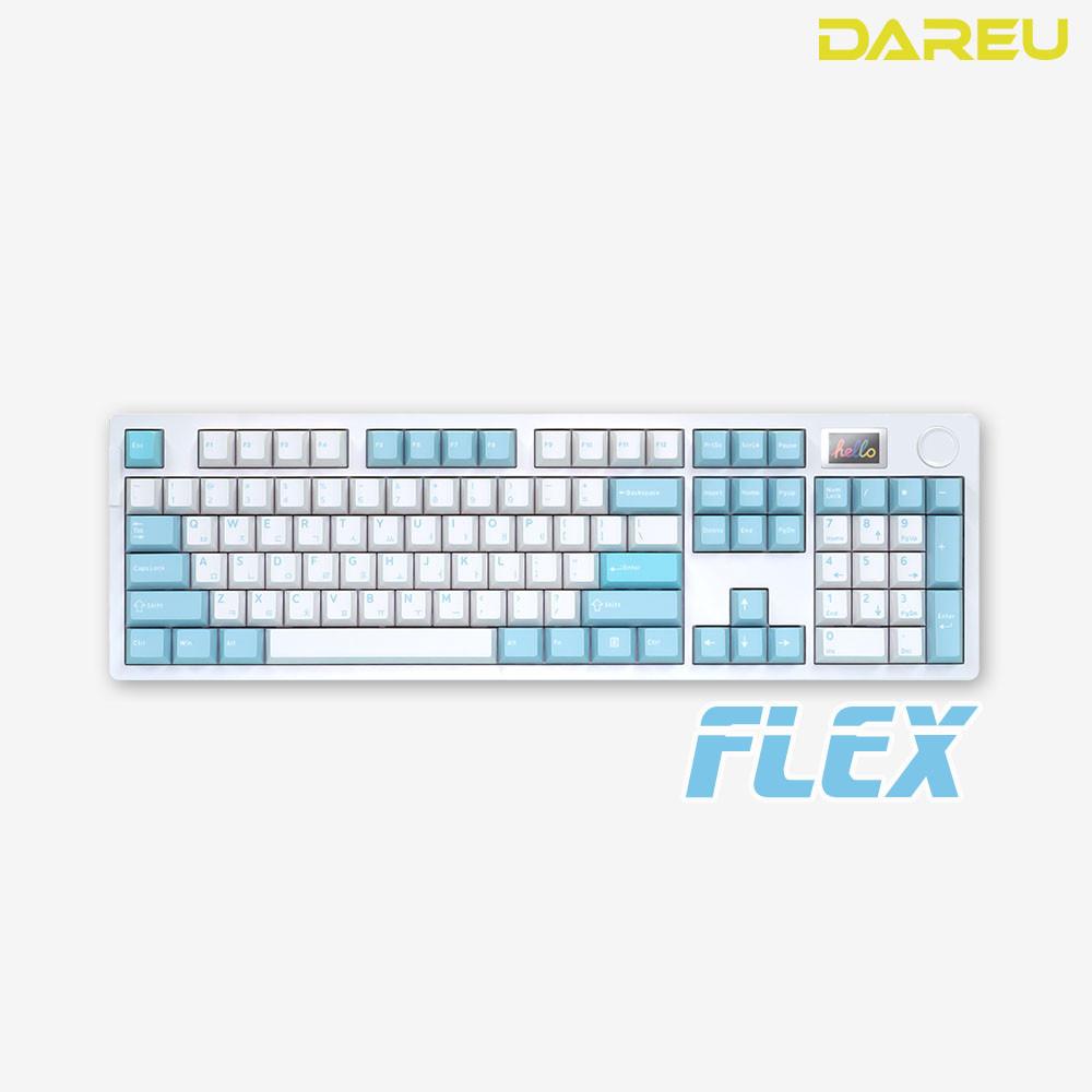 다얼유 A104PRO FLEX 유 무선 기계식 키보드 저소음머스타드축