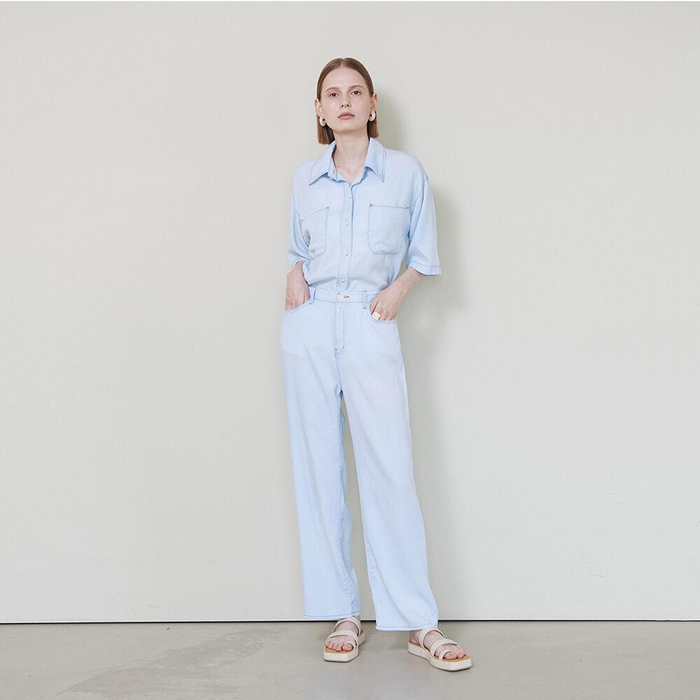 DS#3407_텐셀남방 밴드바지세트