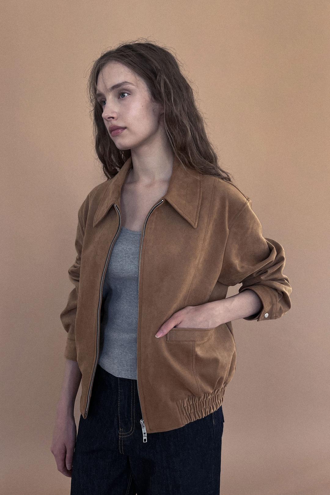 [23 FALL][SALT Label] CLASSIC SUEDE BLOUSON