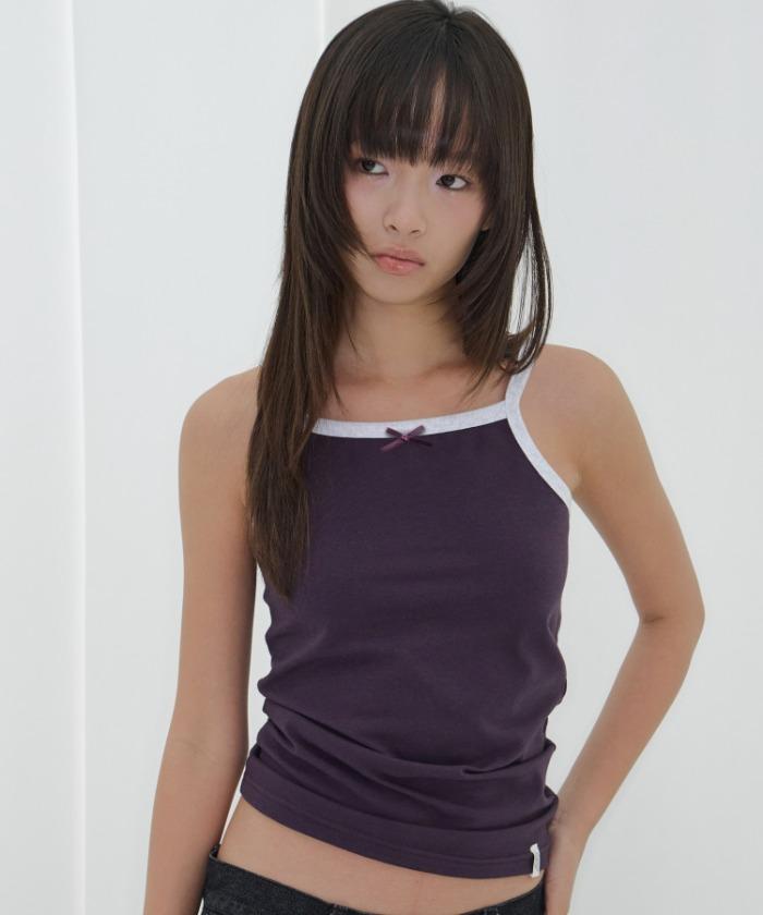 AIRY SLEEVELESS (PURPLE) F26QB042