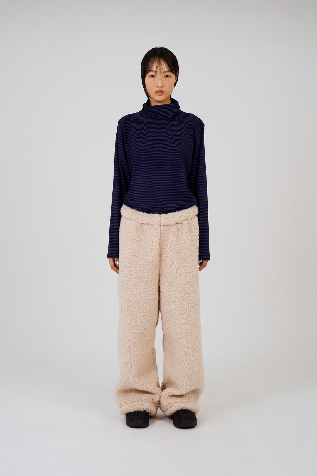 COLOR POP TURTLENECK T-SHIRTS - BLUE