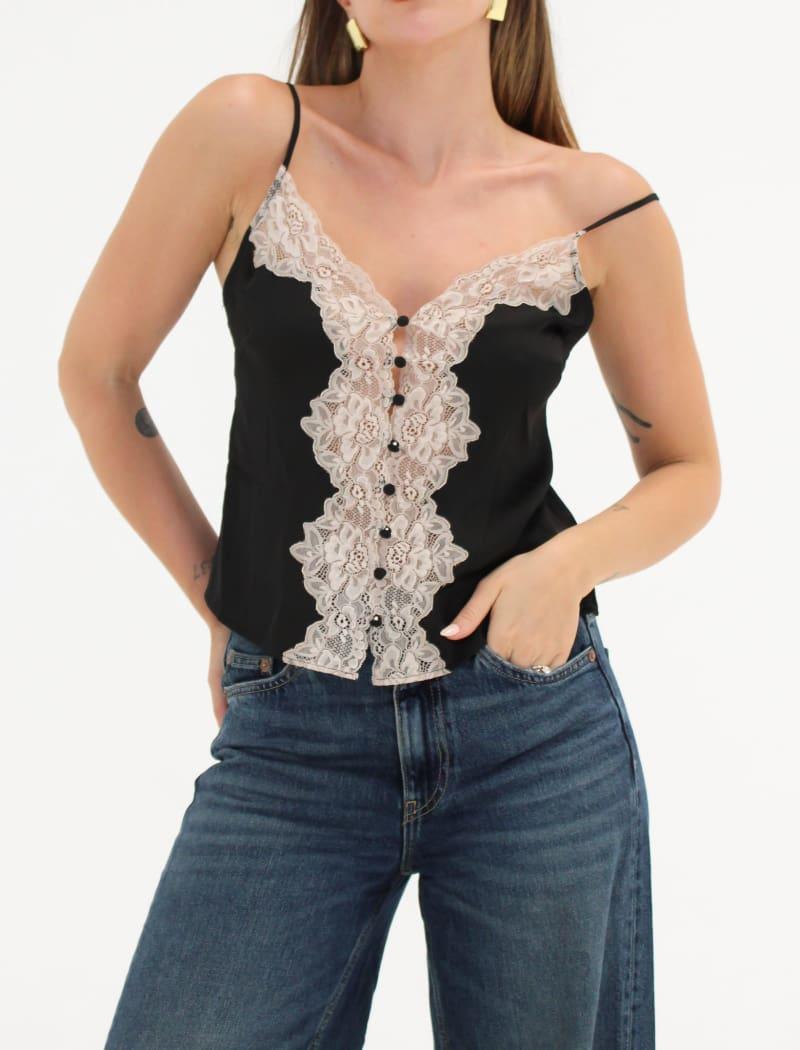 Chantilly Tank | Tuxedo - XS