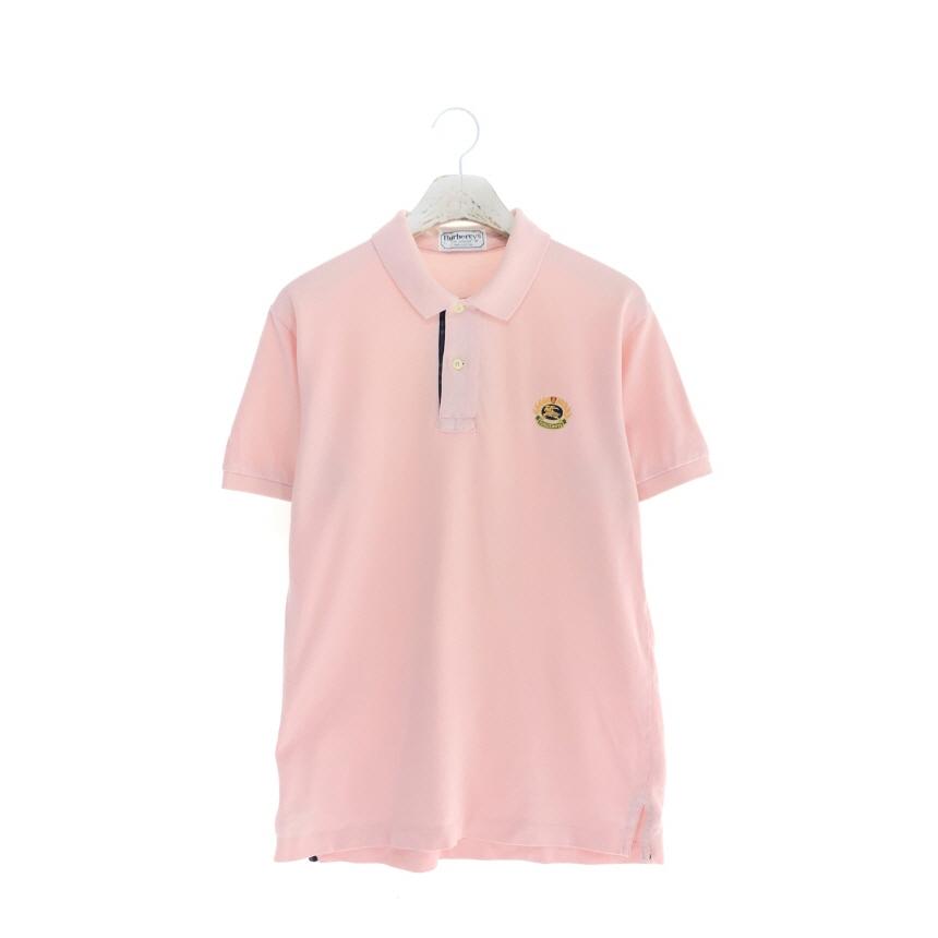 버버리 반팔 카라티 L