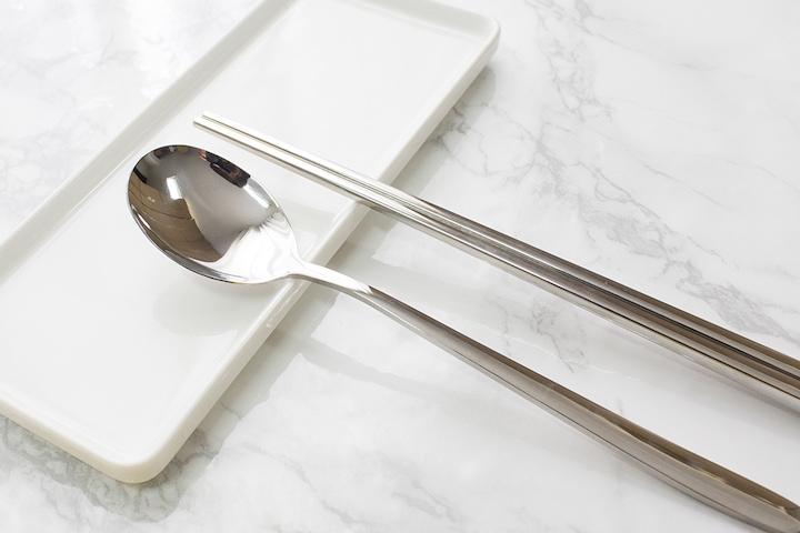 304스텐 숫가락 + 젓가락 수저 세트 한식기