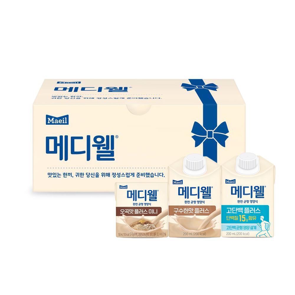 [체험팩] 메디웰 삼시세끼 체험팩(구수한 맛, 고단백 플러스, 오곡맛 플러스)