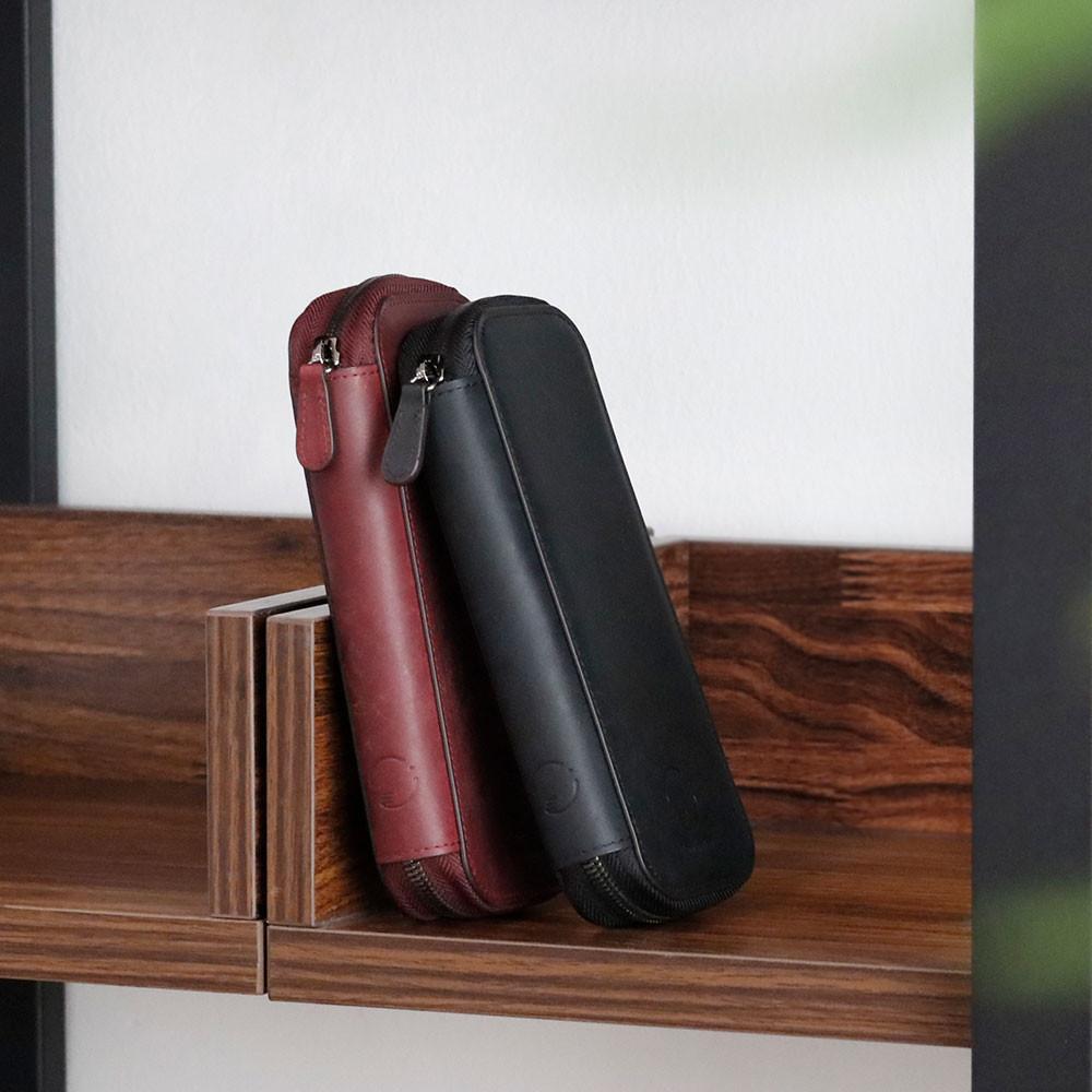 [무료각인+무료선물포장] 펜트하우스 필통 디럭스 M (구형) 고급 만년필 파우치 포켓 명함꽂이 선물 입학 입사