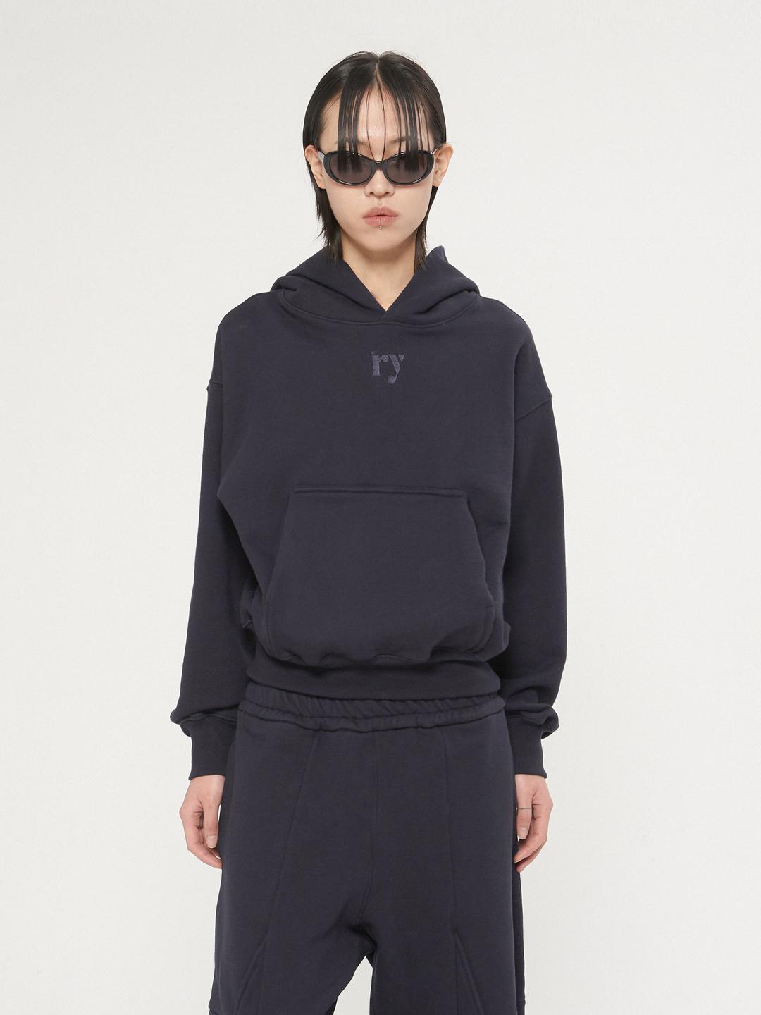 HEAVY SWEAT HOODIE, NAVY