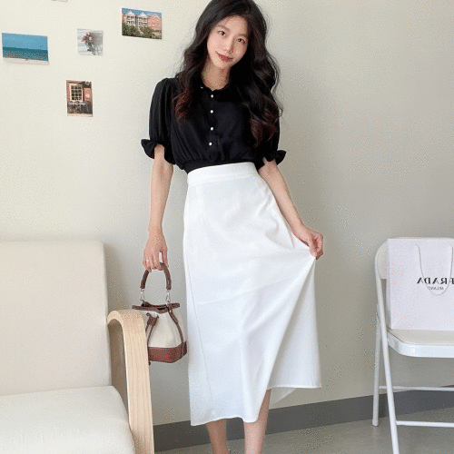 ✨예쁜핏✨시즌 플레어 뒷밴딩 롱스커트 /플리츠스커트/랩스커트/핀턱스커트/플레어스커트/밴딩스커트/캉캉스커트/여름스커트/샤스커트/코튼스커트/새틴스커트/생지스커트/출근룩/데이트/하객룩