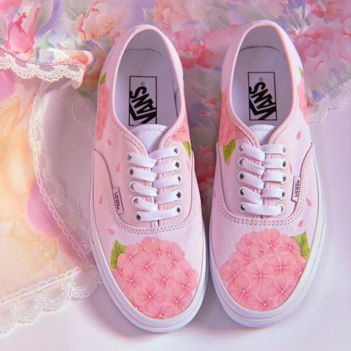 여름신발 수국 꽃신커스텀🌸