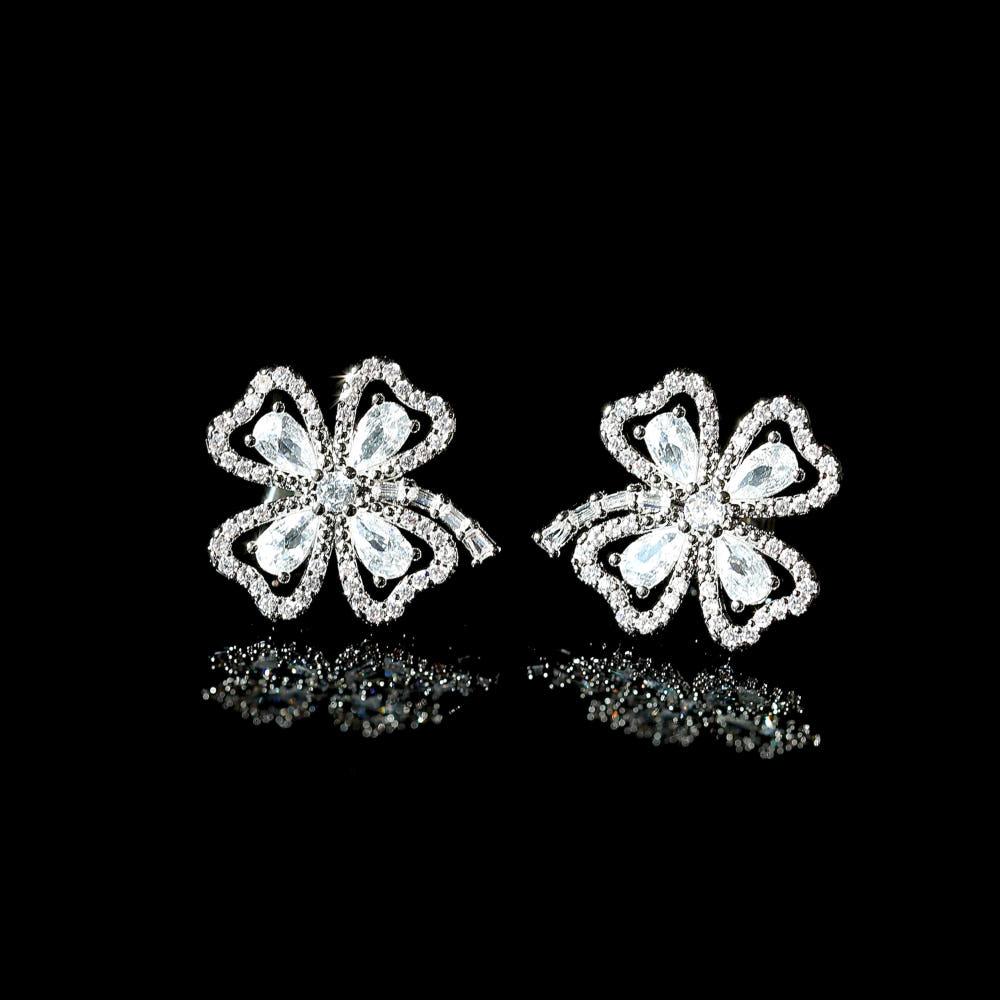 [쏘네] 클로버 귀걸이, Clover Earrings