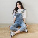 [당일출고] 수비진 920 멜빵바지/멜빵청바지/여성멜빵바지/점프수트/점프슈트/멜빵청바지