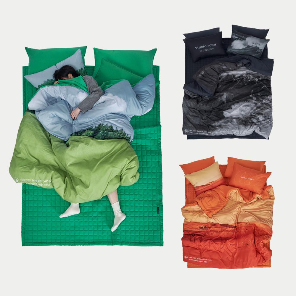 보듬 르네 포토이불 무봉제 침구세트 체온조절 항균 기능성 photo bedding